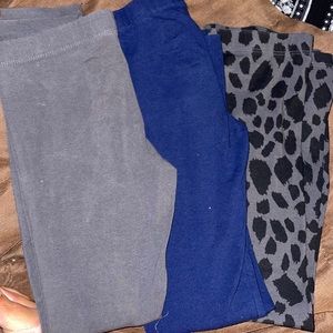 3 pair Leggings